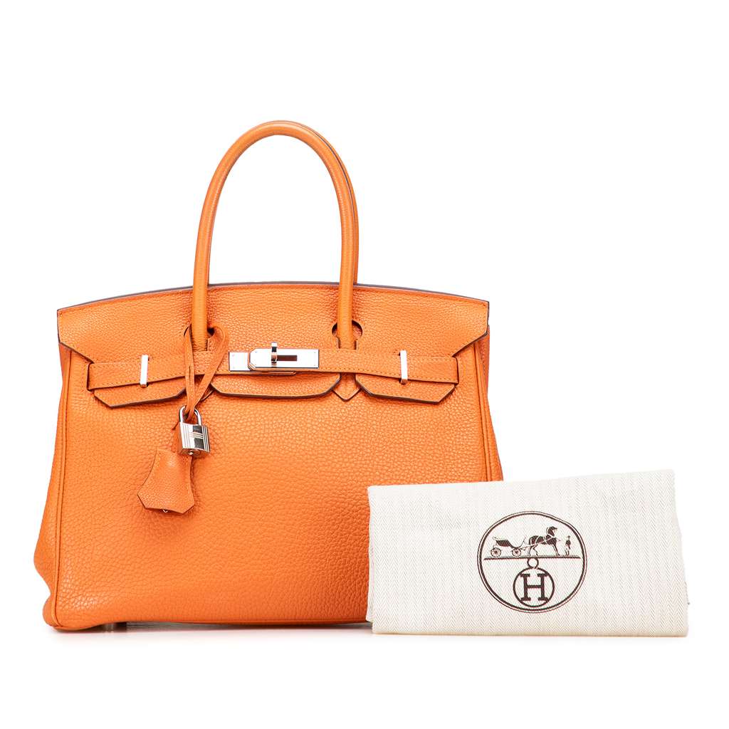 Hermès Togo Birkin Retourne 30 - Image 13