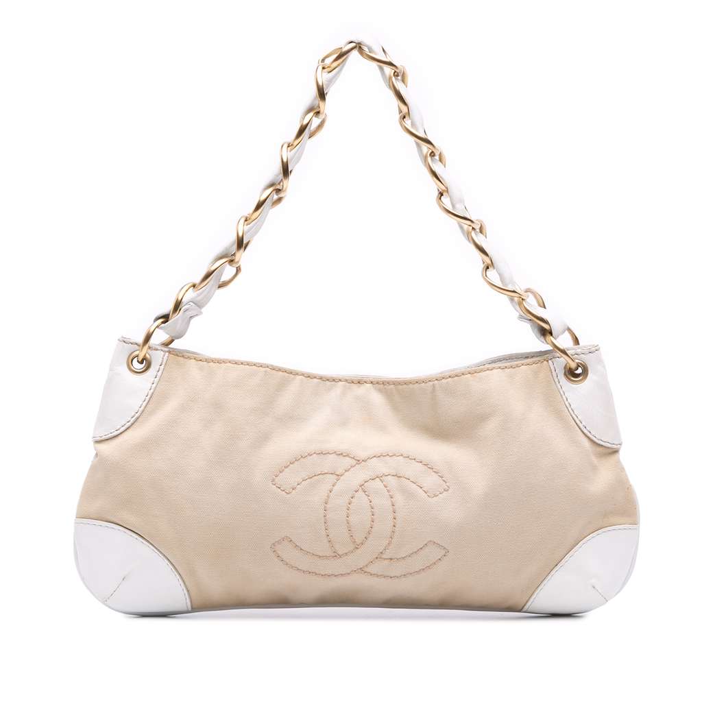 Chanel Canvas Olsen Shoulder Bag