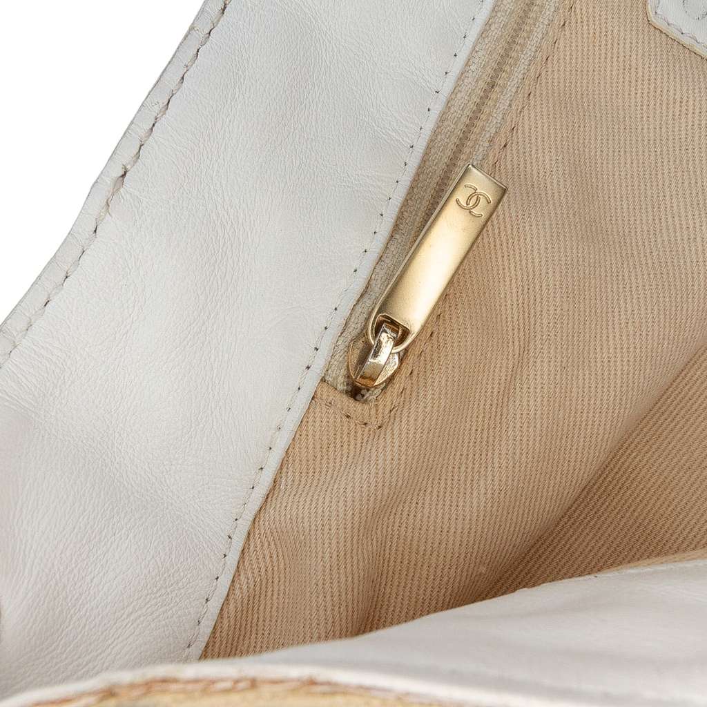 Chanel Canvas Olsen Shoulder Bag - Side view