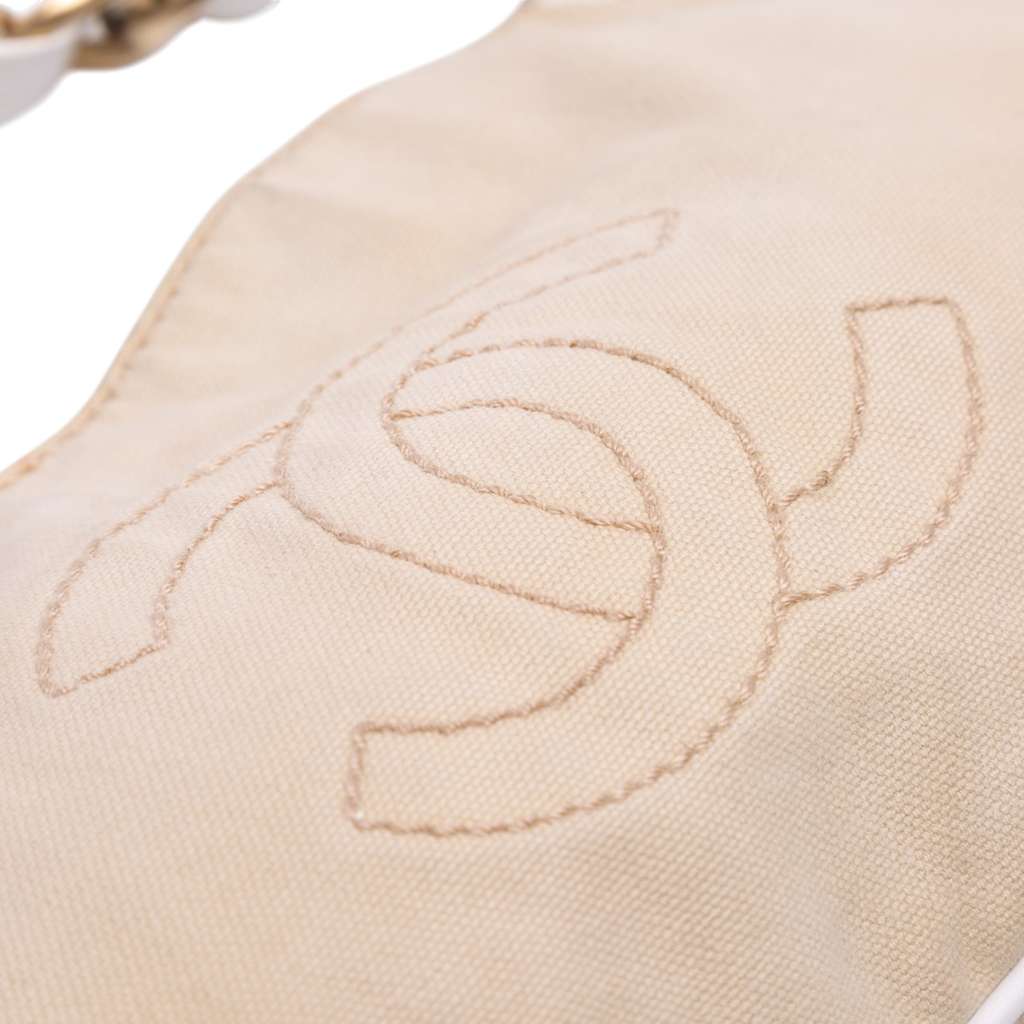Chanel Canvas Olsen Shoulder Bag - Image 10