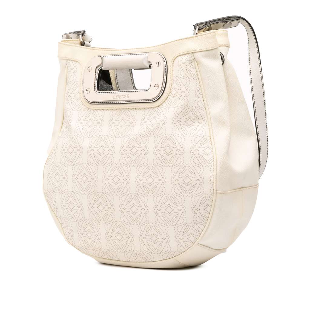 Loewe Anagram Leather Satchel - Back view