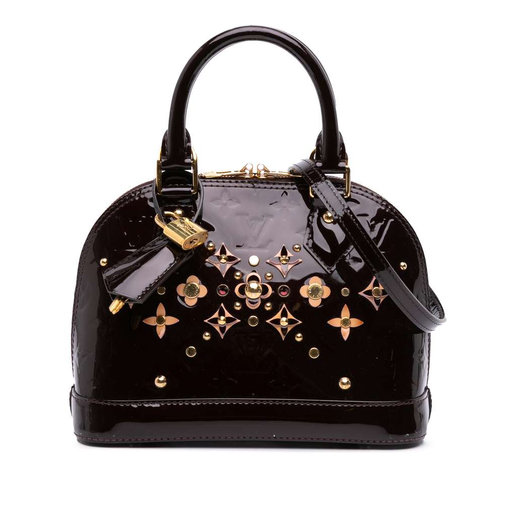 Louis Vuitton Monogram Vernis Flower Alma BB