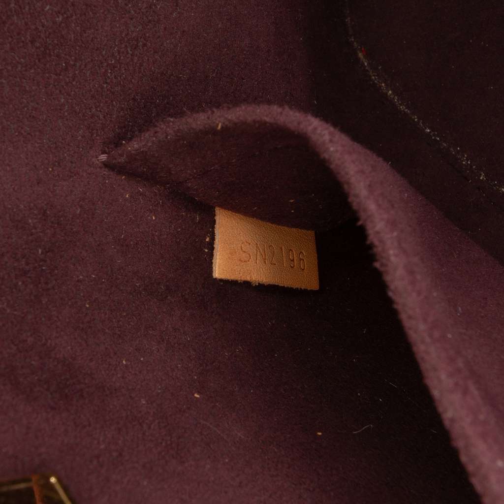 Louis Vuitton Monogram Vernis Flower Alma BB - Side view