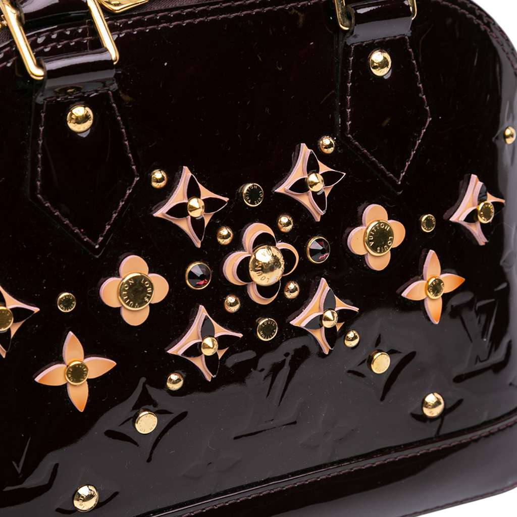 Louis Vuitton Monogram Vernis Flower Alma BB - Detail 2
