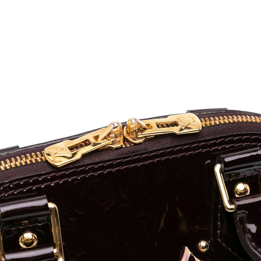 Louis Vuitton Monogram Vernis Flower Alma BB - Image 10