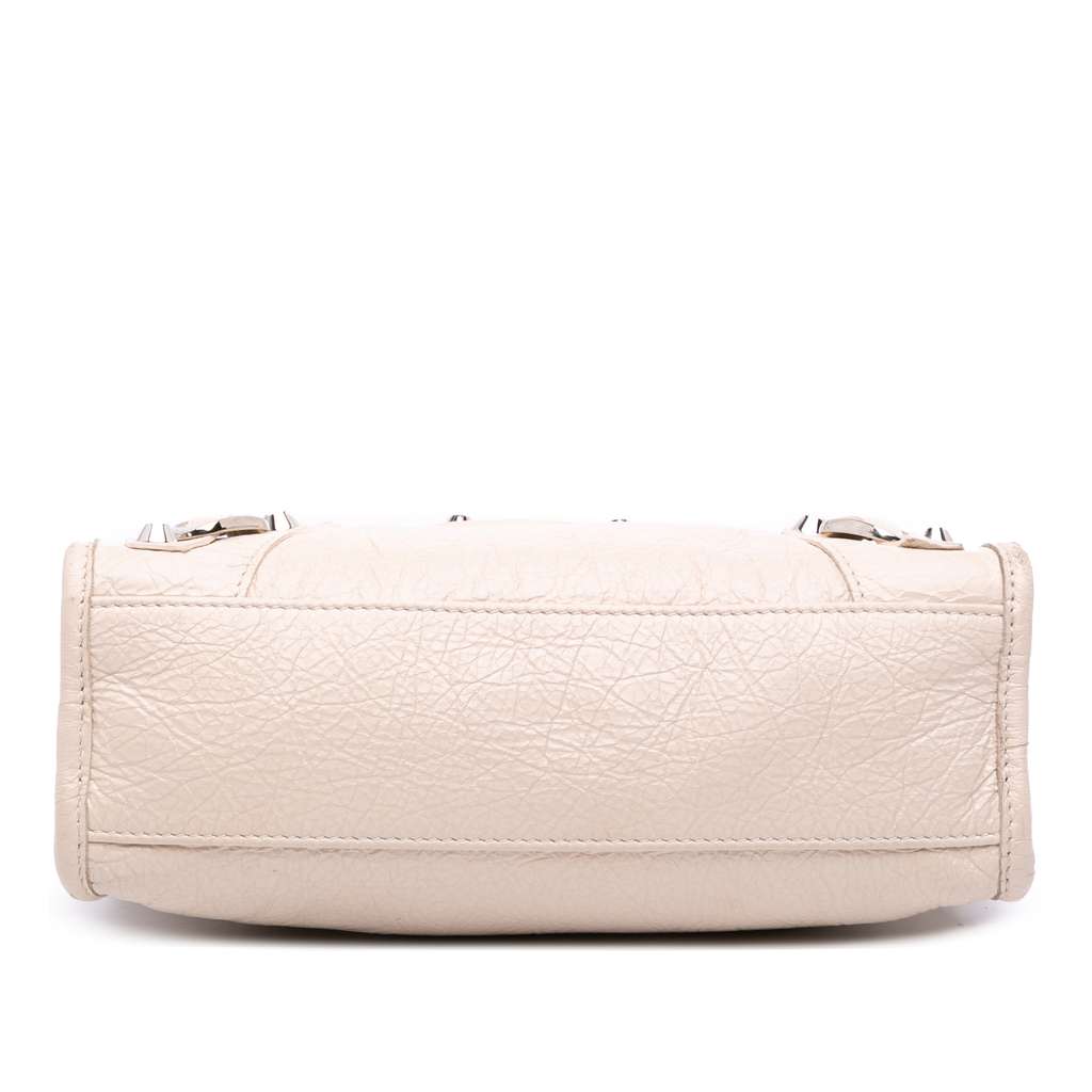 Balenciaga Mini Lambskin Motocross Classic City Satchel - 3