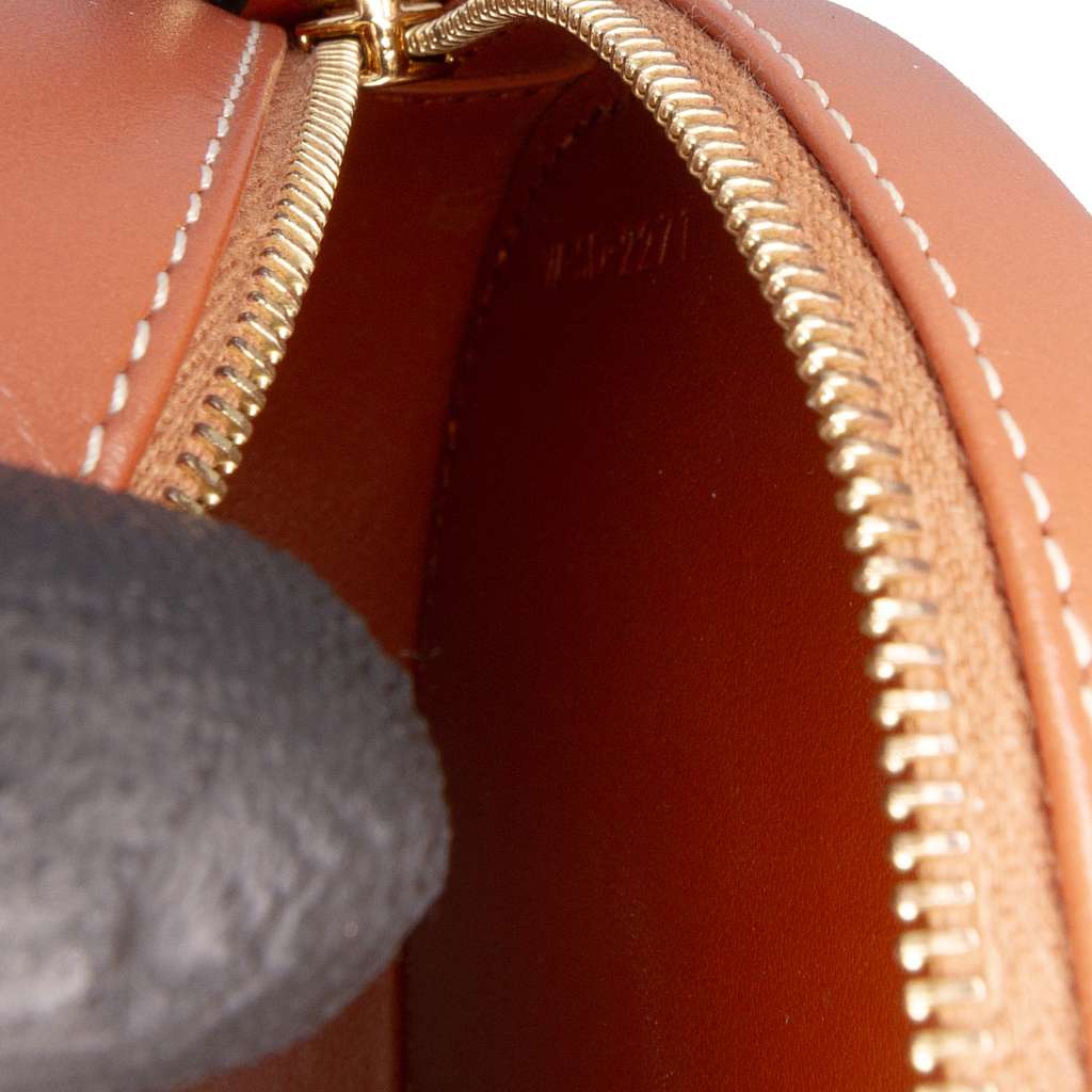 Celine Small Calfskin Cuir Triomphe Oval Crossbody - Side view