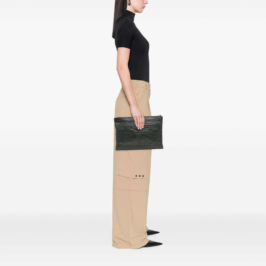 Balenciaga Lambskin Motocross Classic Clip Clutch - Image 10