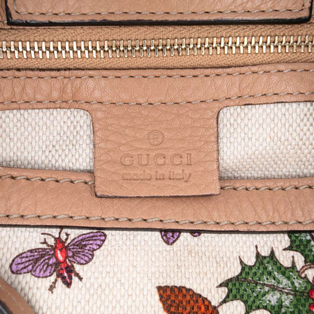 Gucci Medium Canvas Flora Tote - Side view