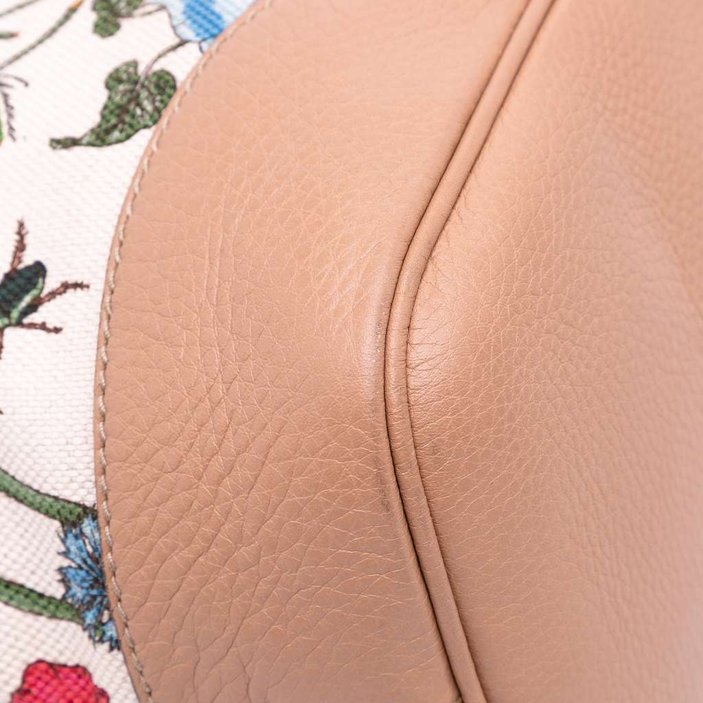 Gucci Medium Canvas Flora Tote - Detail 2