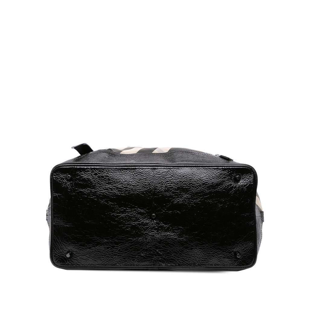 Burberry Beat Check Nylon Lowry Satchel - Image 6