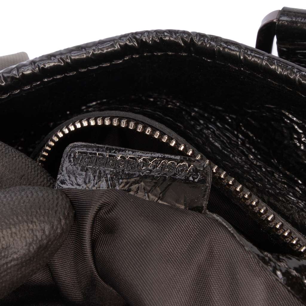 Burberry Beat Check Nylon Lowry Satchel - Side view