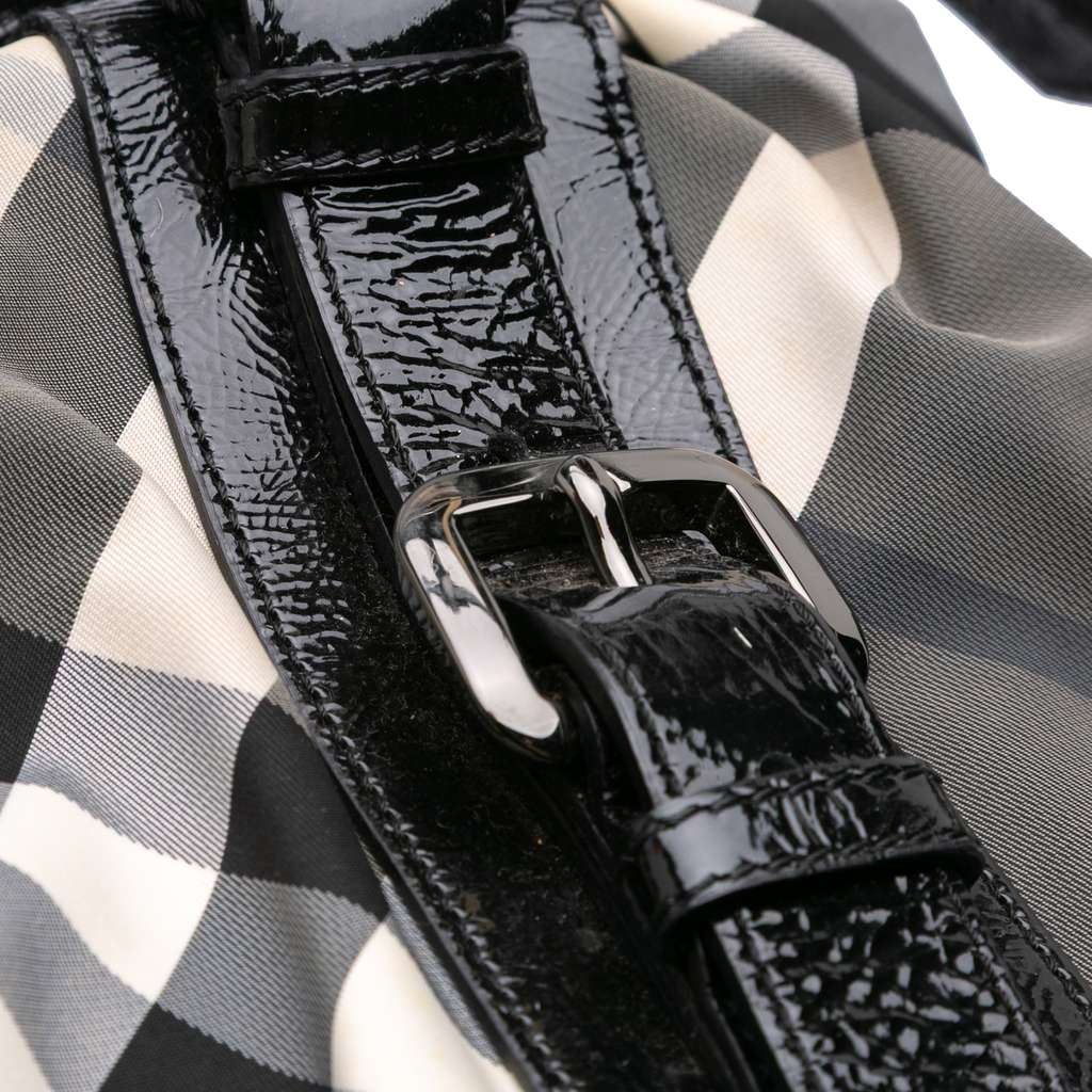 Burberry Beat Check Nylon Lowry Satchel - Image 11