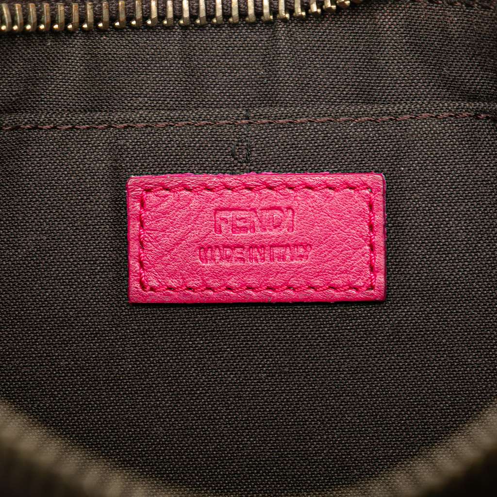 Fendi Zucca Spalmati Chain Pochette - Side view