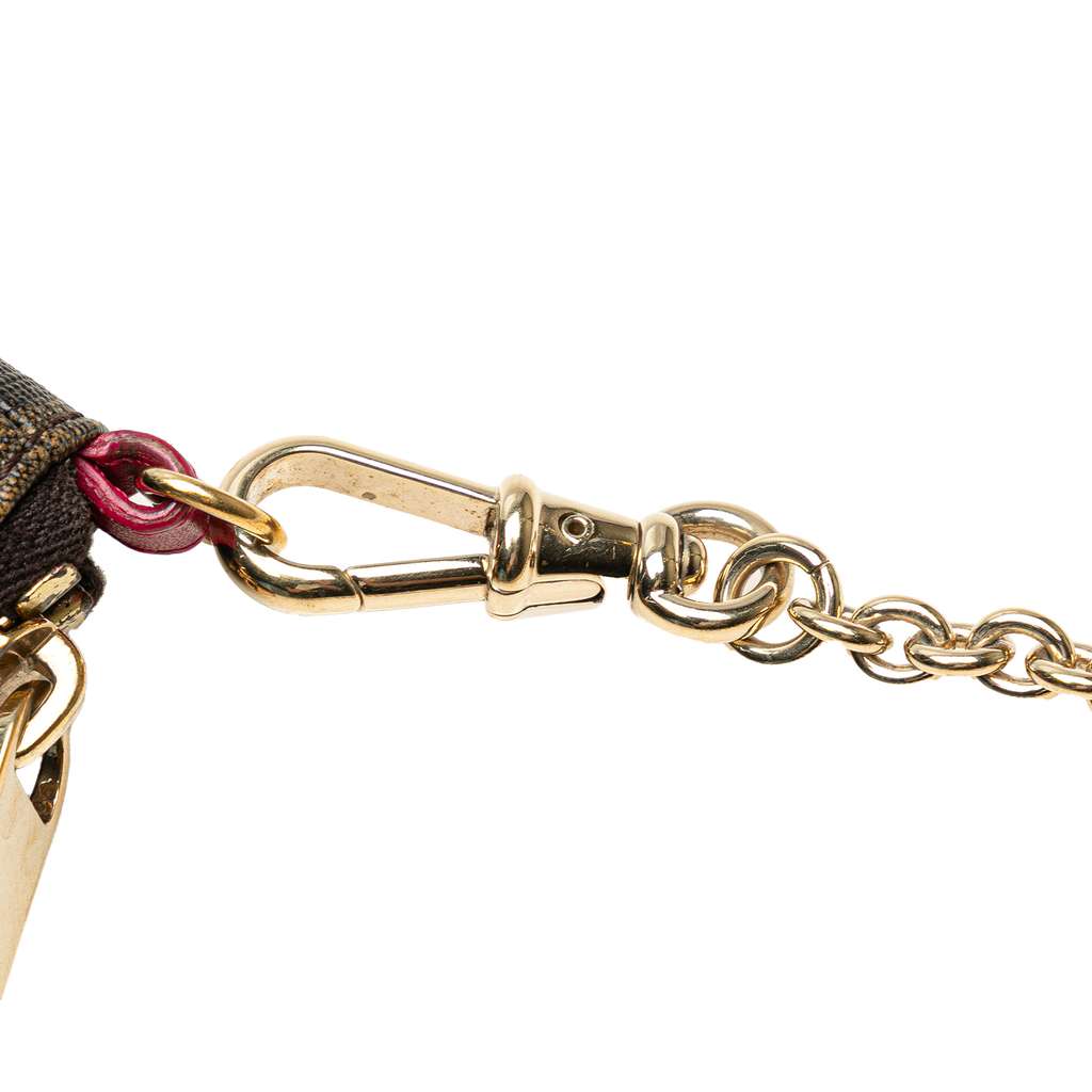 Fendi Zucca Spalmati Chain Pochette - Image 11