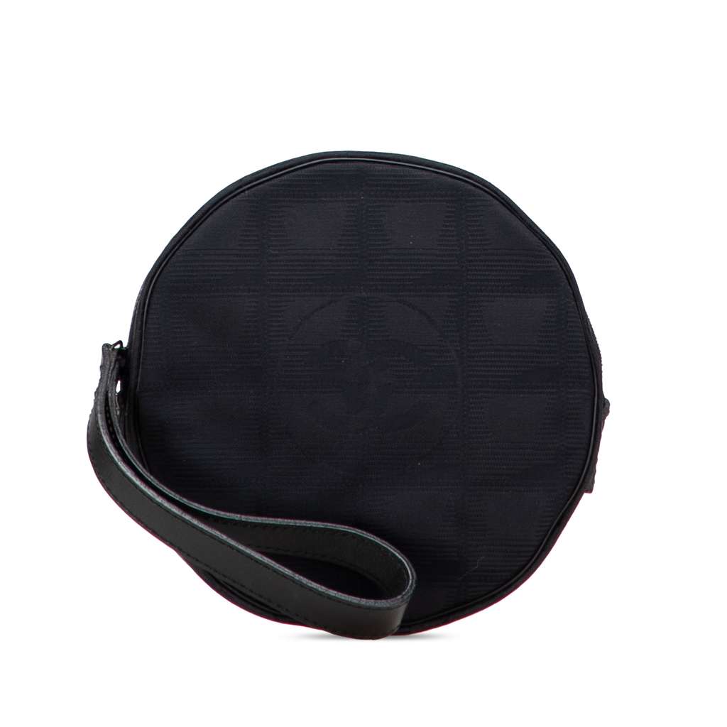 Chanel New Travel Line Nylon Round Pouch
