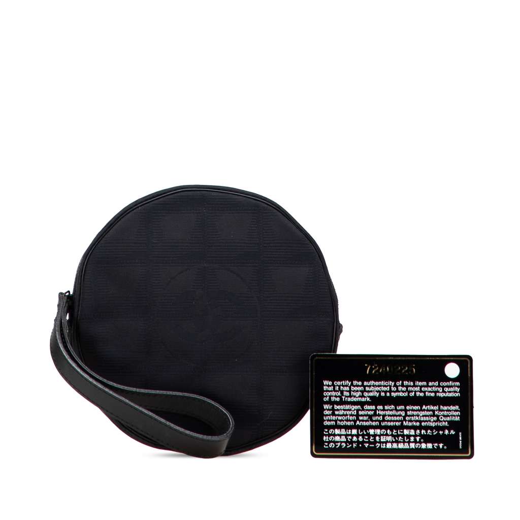 Chanel New Travel Line Nylon Round Pouch - Image 14