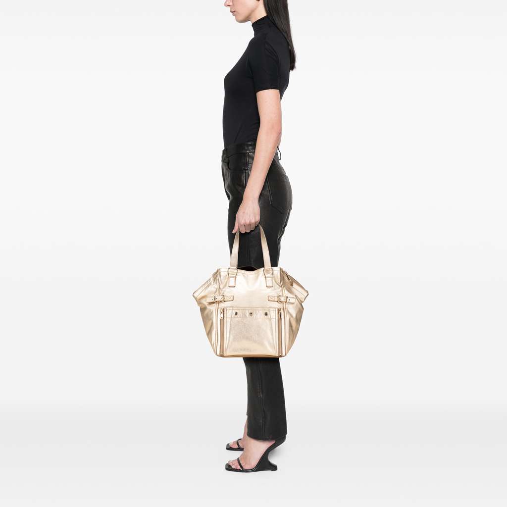 Saint Laurent Medium Leather Downtown Tote - Image 12