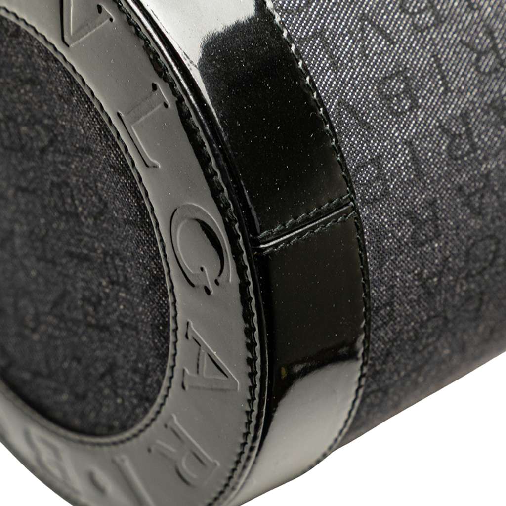 Bvlgari Mini Logomania Denim B Zero1 Cylinder Flap - Image 10