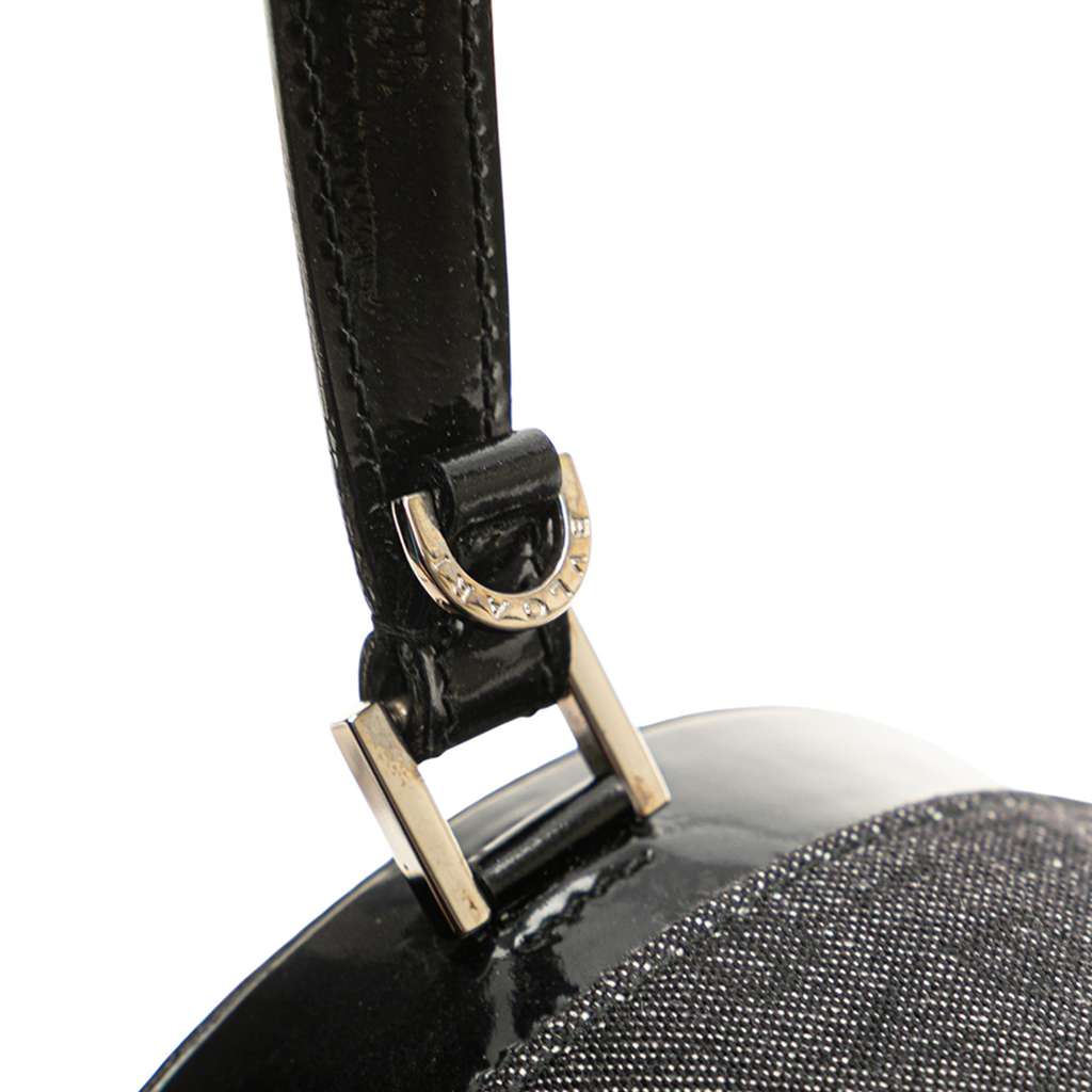 Bvlgari Mini Logomania Denim B Zero1 Cylinder Flap - Image 11