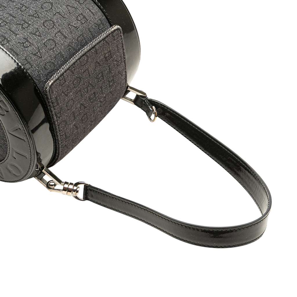 Bvlgari Mini Logomania Denim B Zero1 Cylinder Flap - Image 12