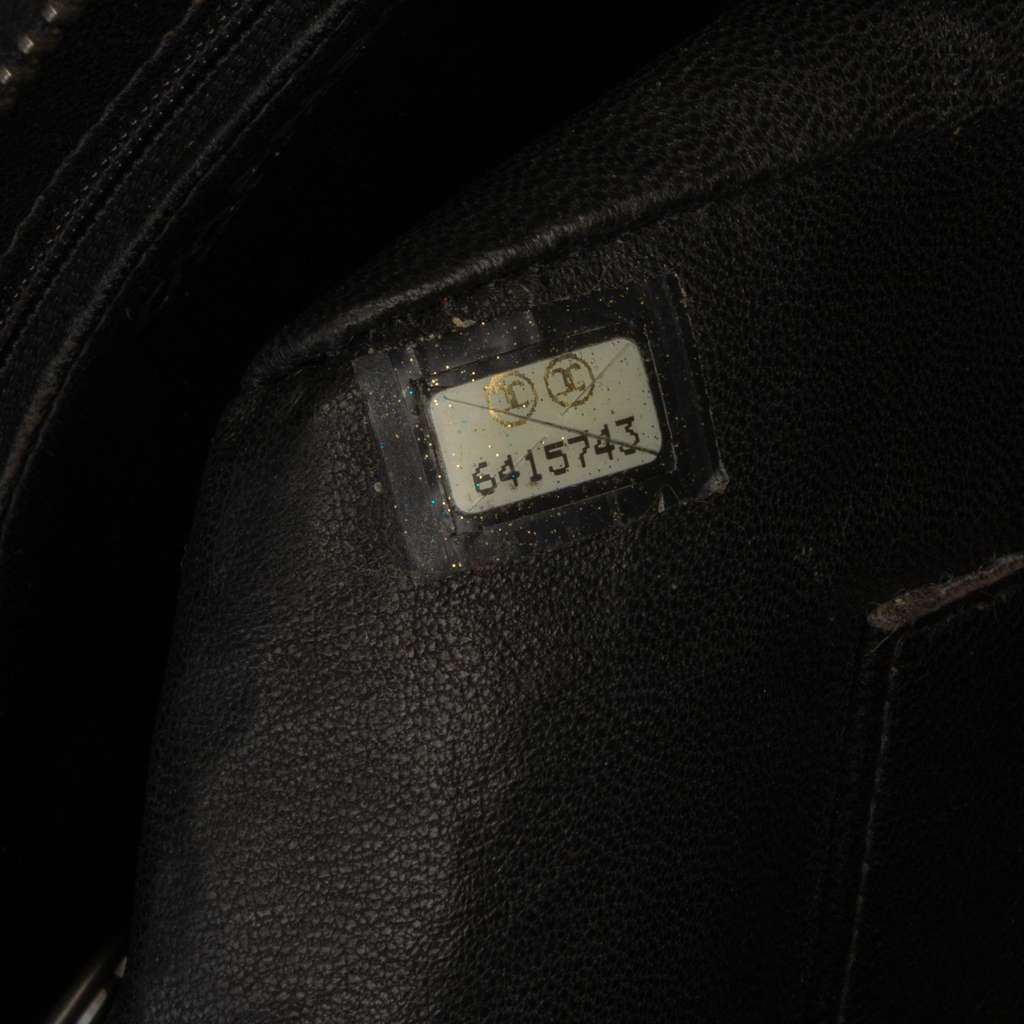 Chanel Patent Medallion Tote - Side view