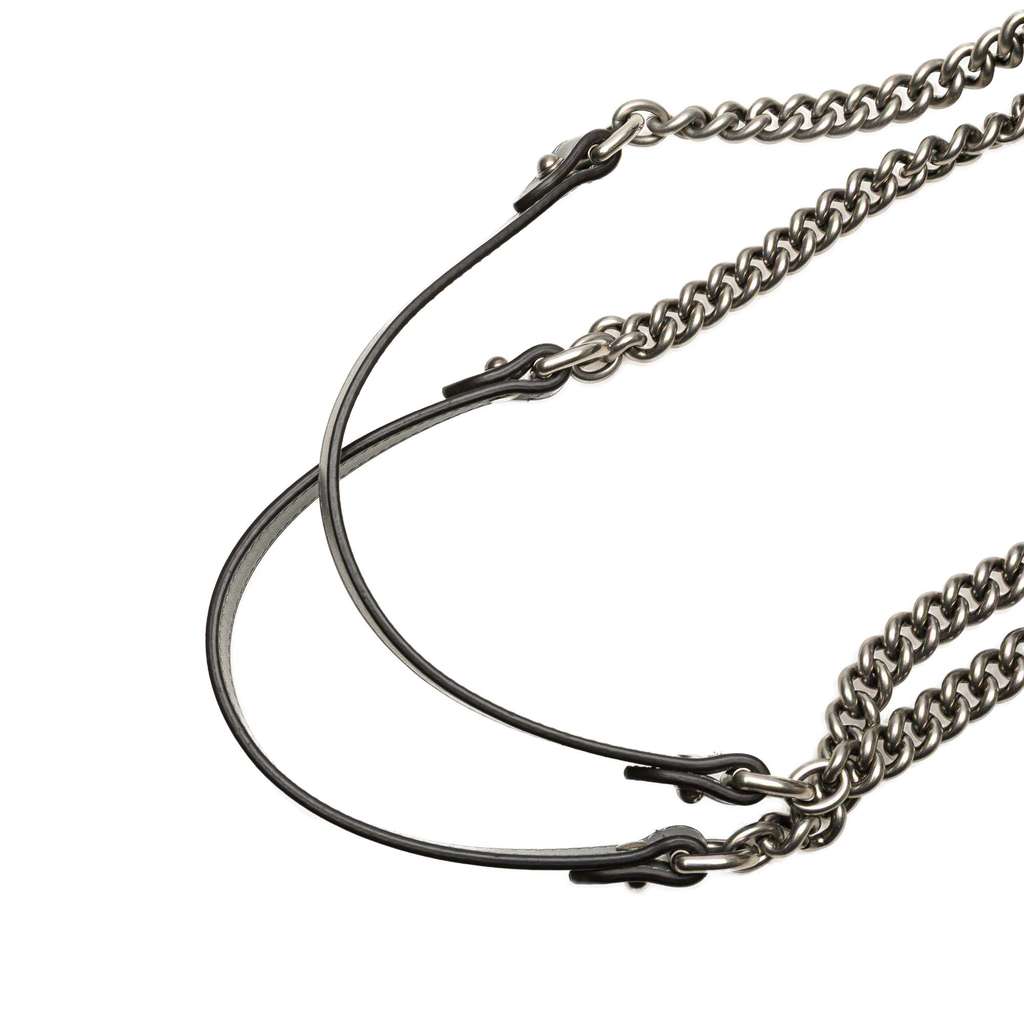 Gucci Small GG Marmont Matelasse Leather Aria Chain Tote - Image 11