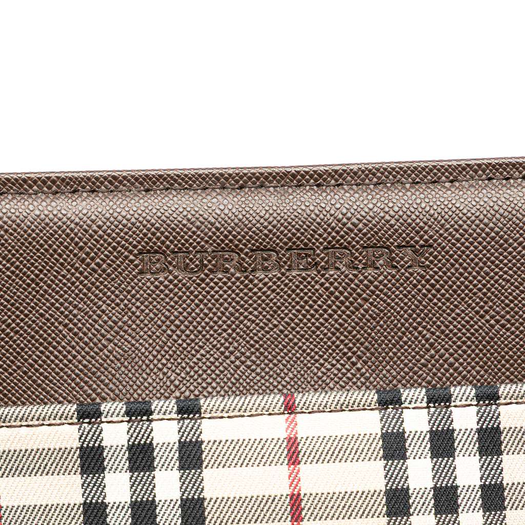 Burberry House Check Canvas Handbag - Detail 1