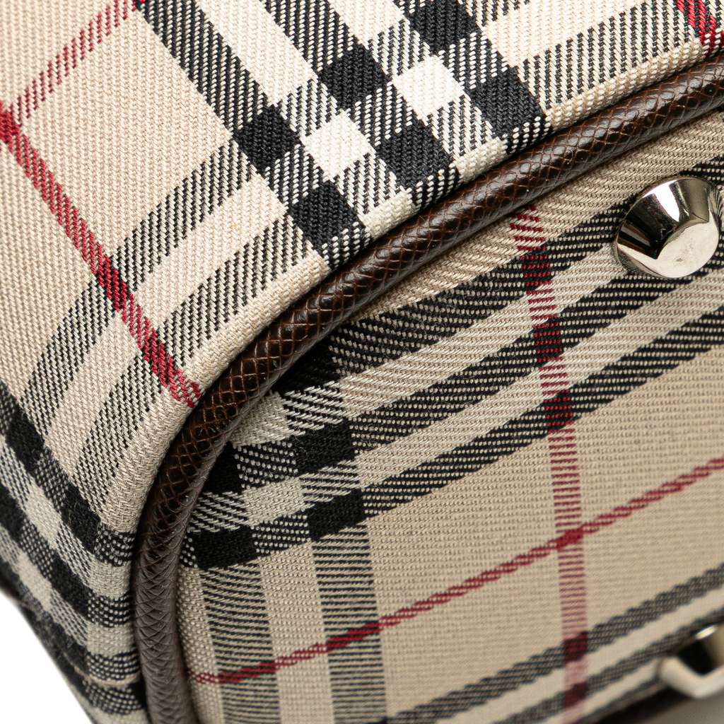 Burberry House Check Canvas Handbag - Image 11