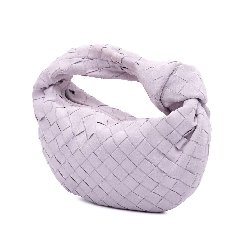 Bottega Veneta Mini Suede Intrecciato Jodie - Back view