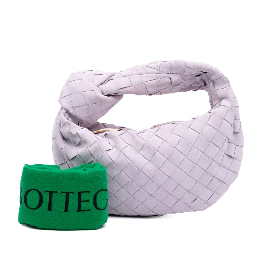 Bottega Veneta Mini Suede Intrecciato Jodie - Image 13