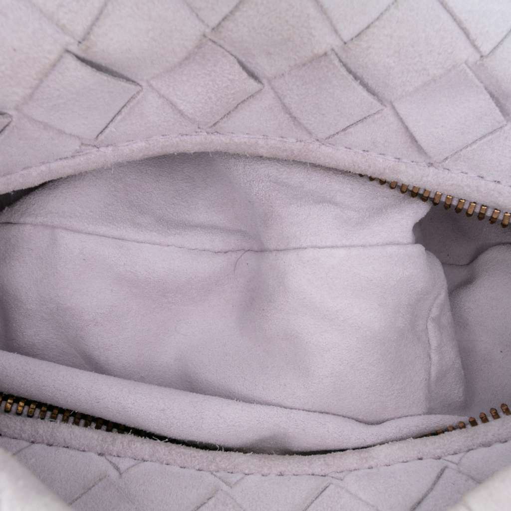 Bottega Veneta Mini Suede Intrecciato Jodie - 4