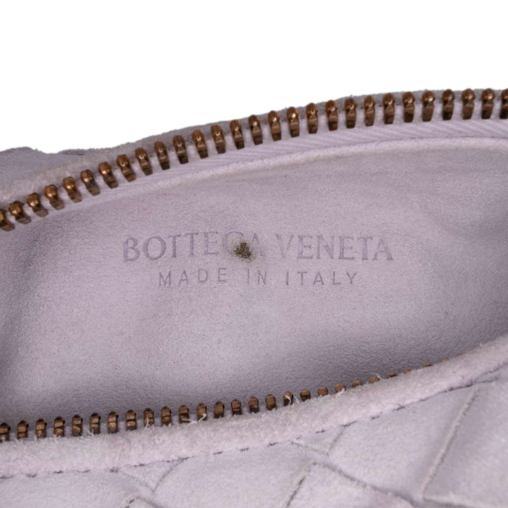 Bottega Veneta Mini Suede Intrecciato Jodie - Side view
