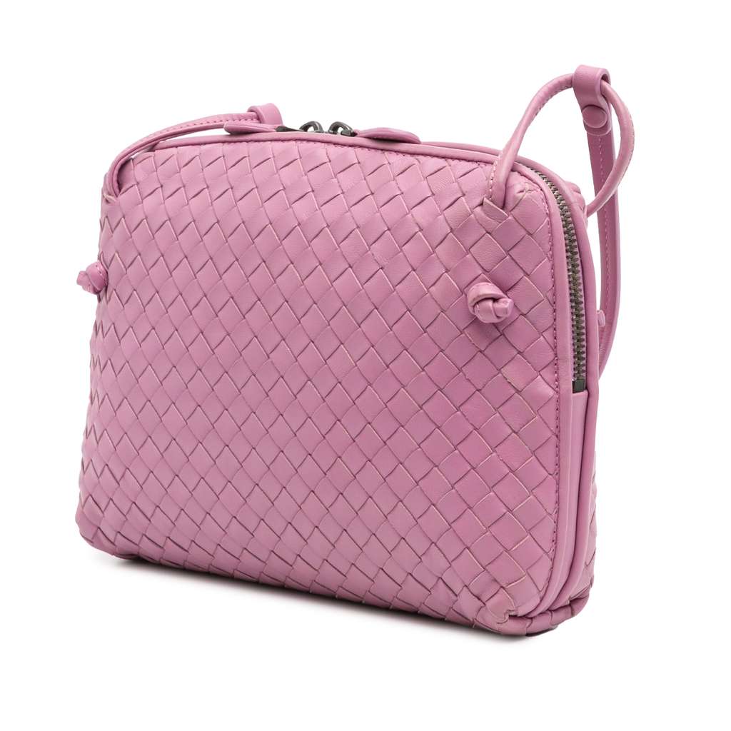 Bottega Veneta Nappa Intrecciato Nodini Crossbody - Back view