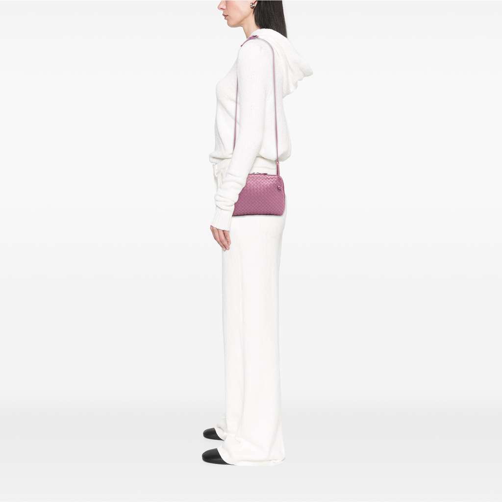 Bottega Veneta Nappa Intrecciato Nodini Crossbody - Image 11