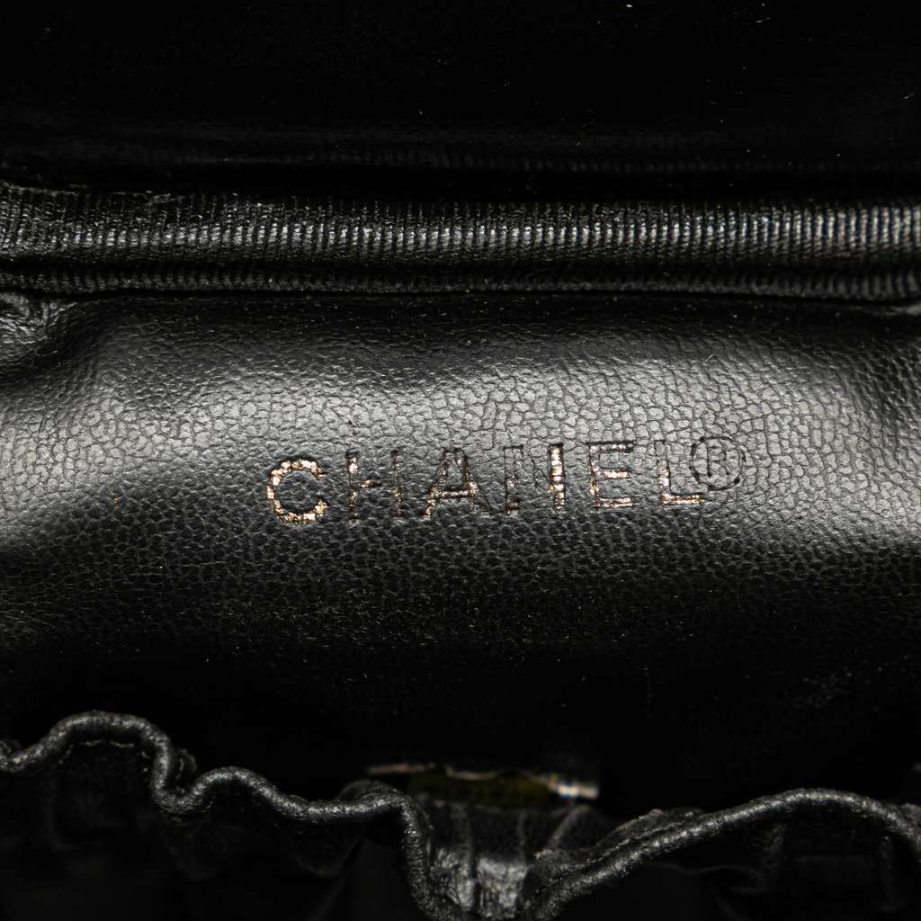 Chanel CC Caviar Vanity Bag - Side view