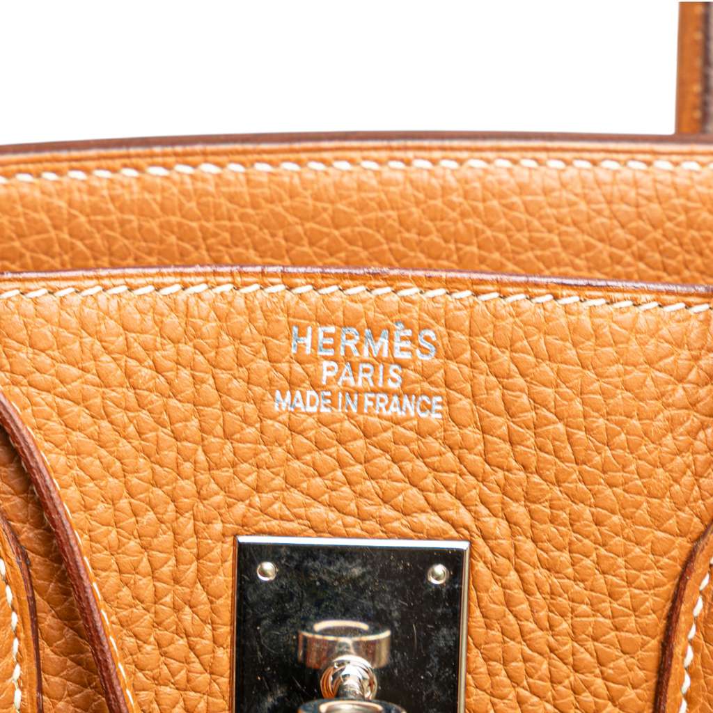 Hermès Clemence Birkin Retourne 35 - Side view