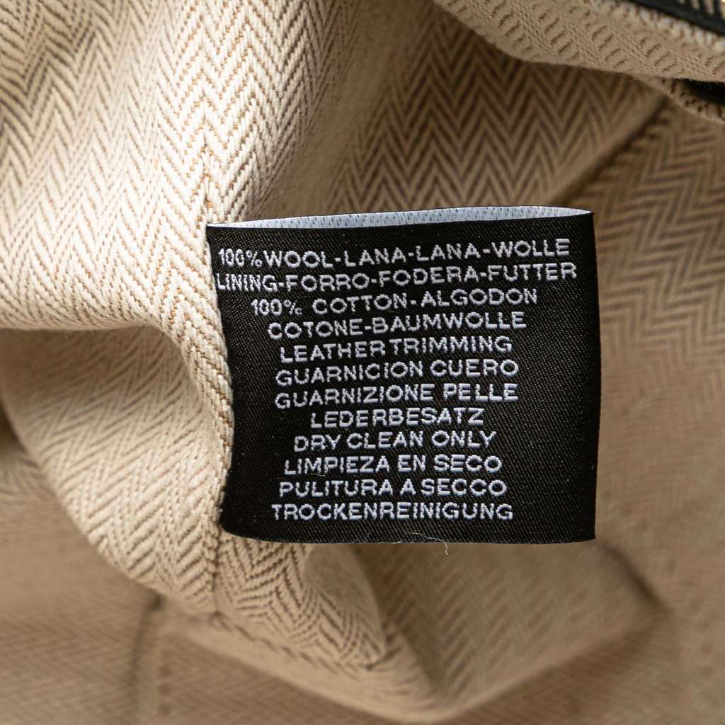 Hermès Small Wool Bride A Brac H Natte Case - Side view