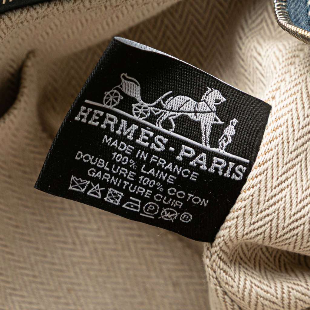 Hermès Small Wool Bride A Brac H Natte Case - Detail 1