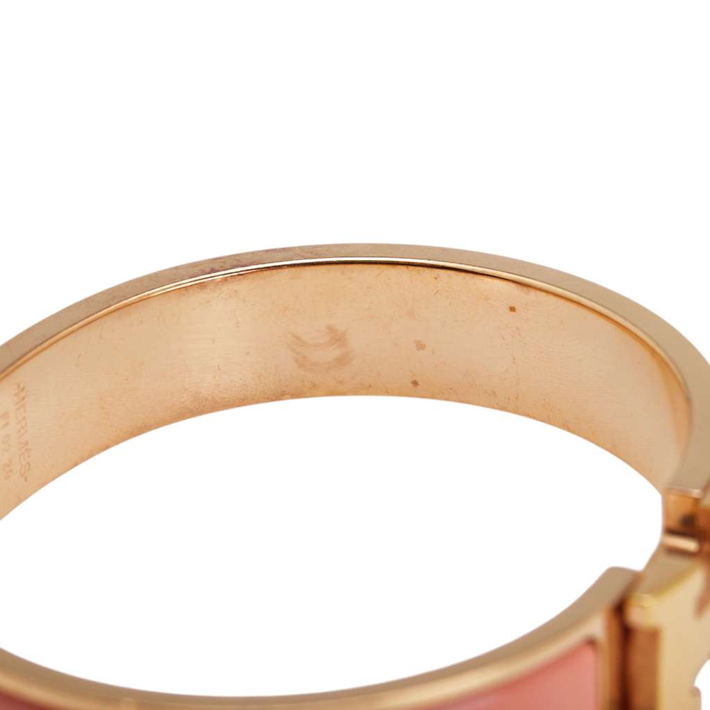 Hermès Narrow Enamel Clic H Bracelet PM - 5