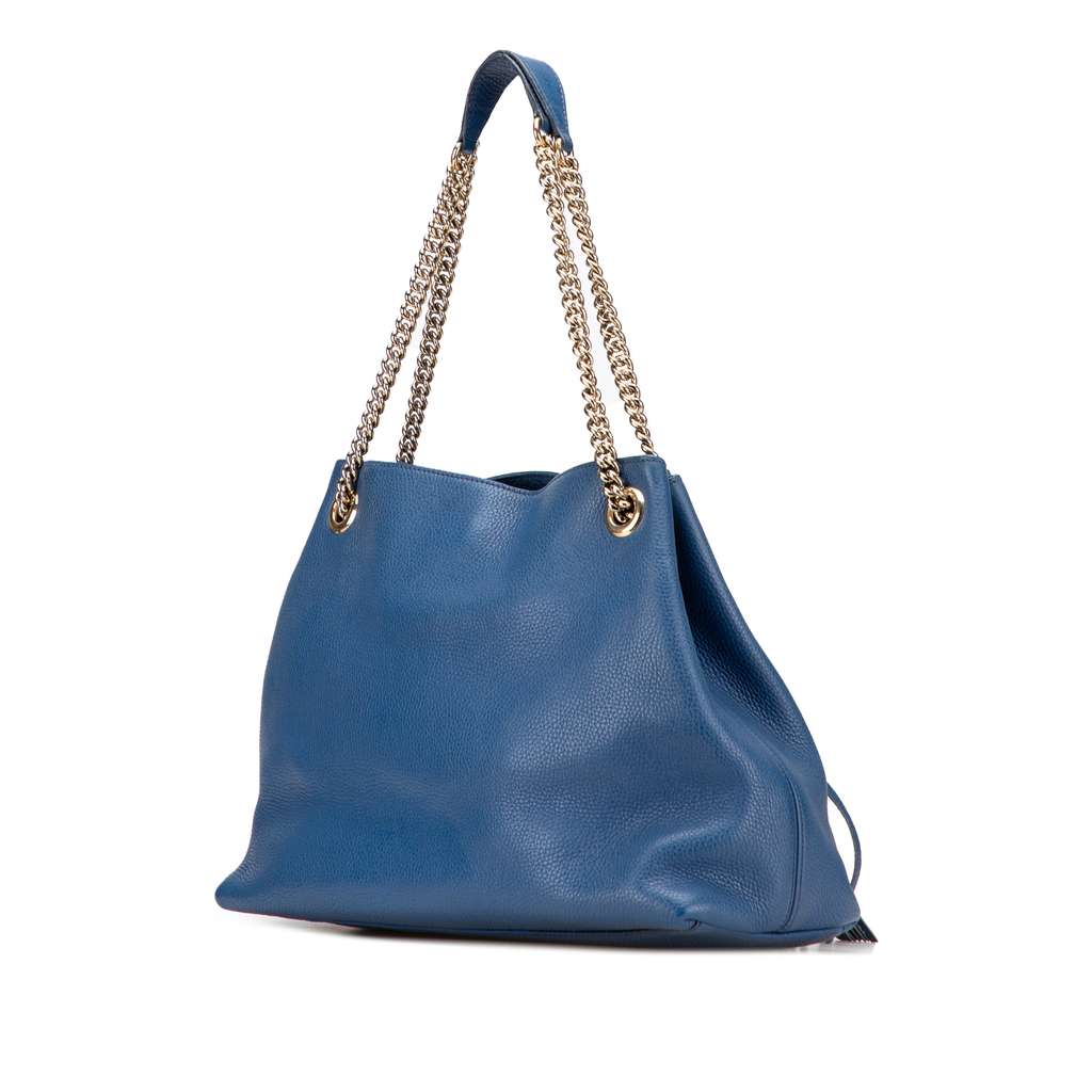 Gucci Medium Leather Soho Chain Tote - 2