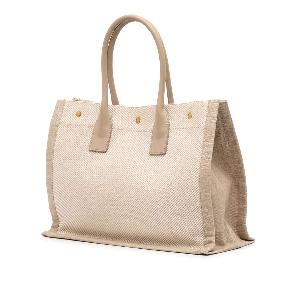 Saint Laurent Small Canvas Rive Gauche Tote - 2