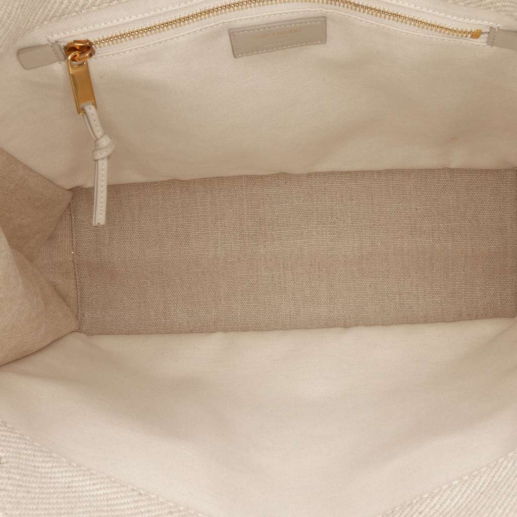 Saint Laurent Small Canvas Rive Gauche Tote - 4