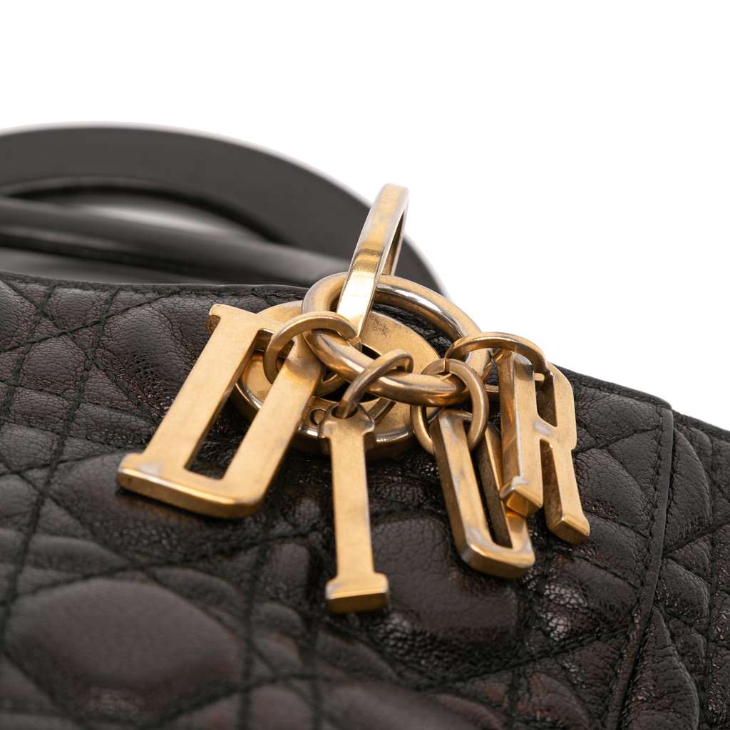 Dior Medium Grained Calfskin Cannage Supple Lady Dior - Detail 2