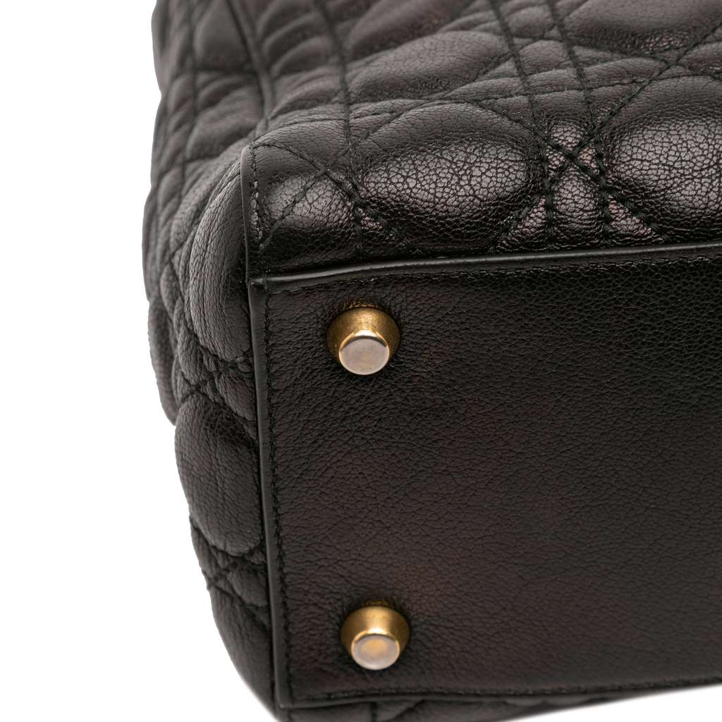 Dior Medium Grained Calfskin Cannage Supple Lady Dior - Image 10