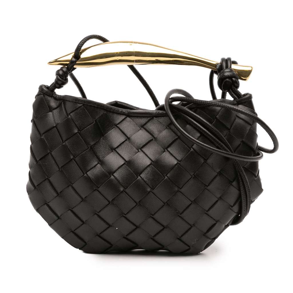 Bottega Veneta Baby Lambskin Intrecciato Sardine