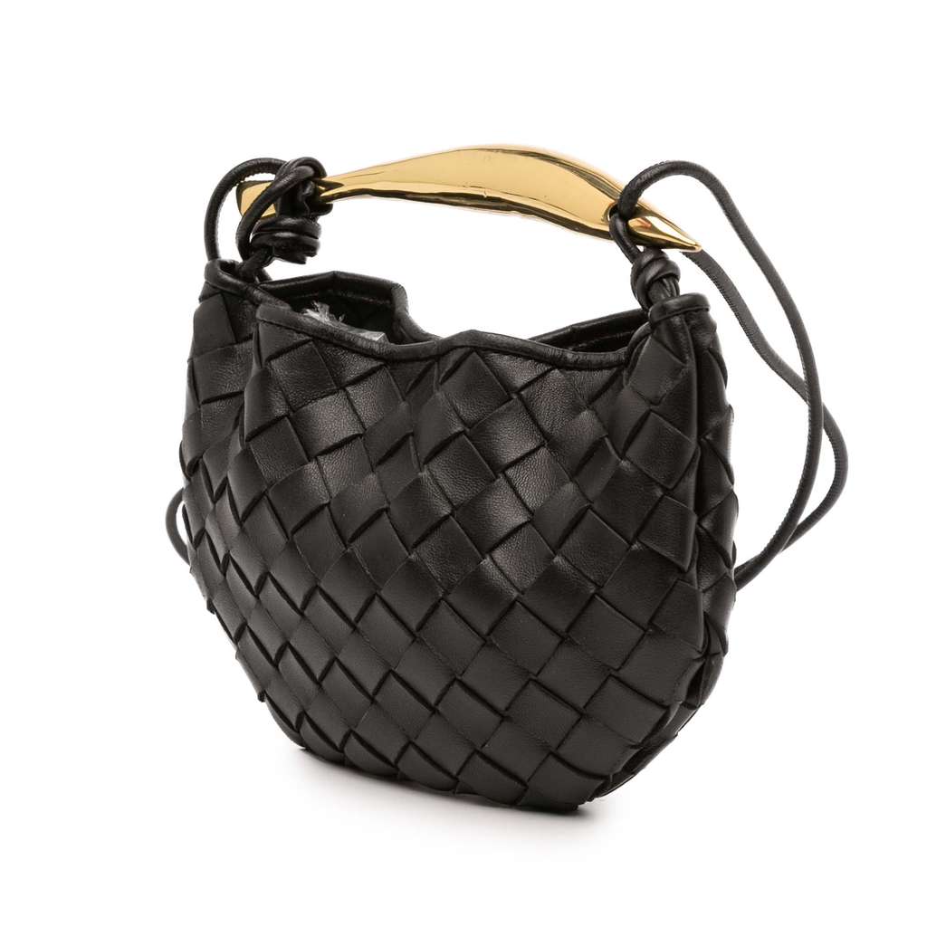 Bottega Veneta Baby Lambskin Intrecciato Sardine - Back view