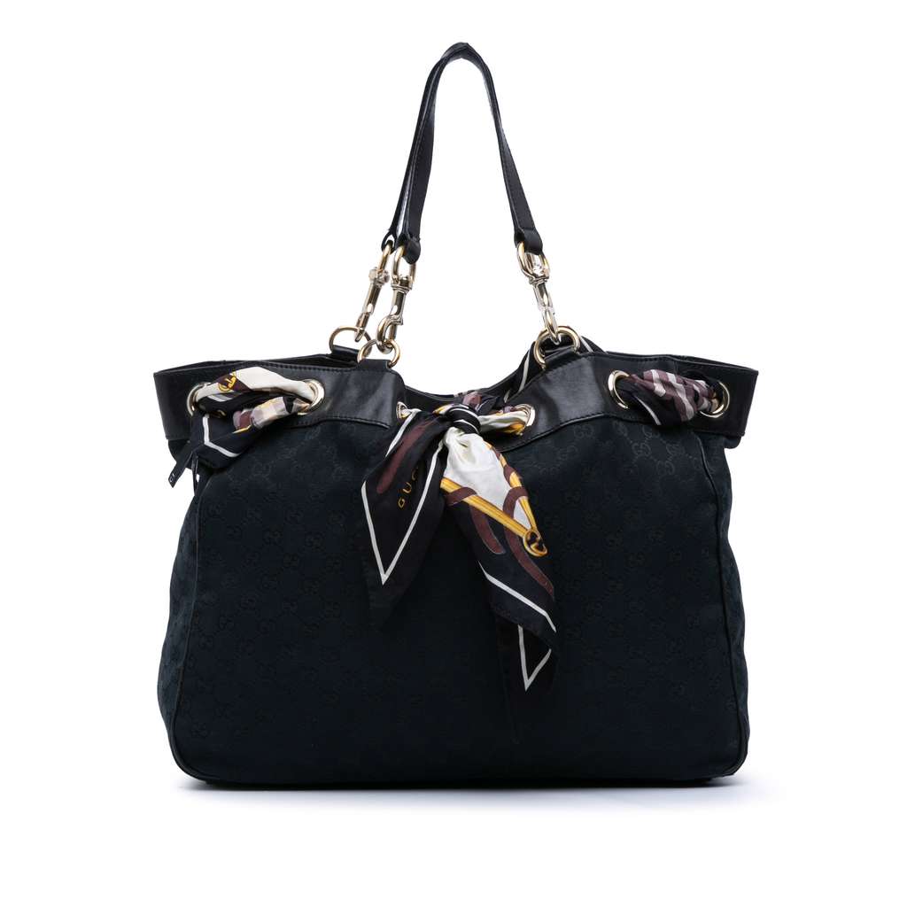 Gucci Large GG Canvas Positano Tote