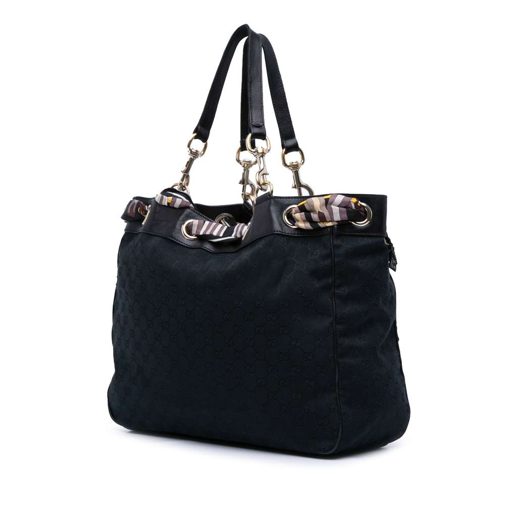 Gucci Large GG Canvas Positano Tote - 2