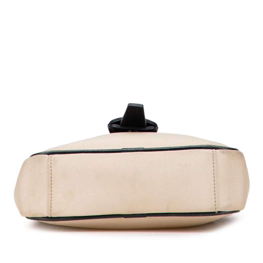 Burberry Nova Check Trimmed Canvas Crossbody - Image 6